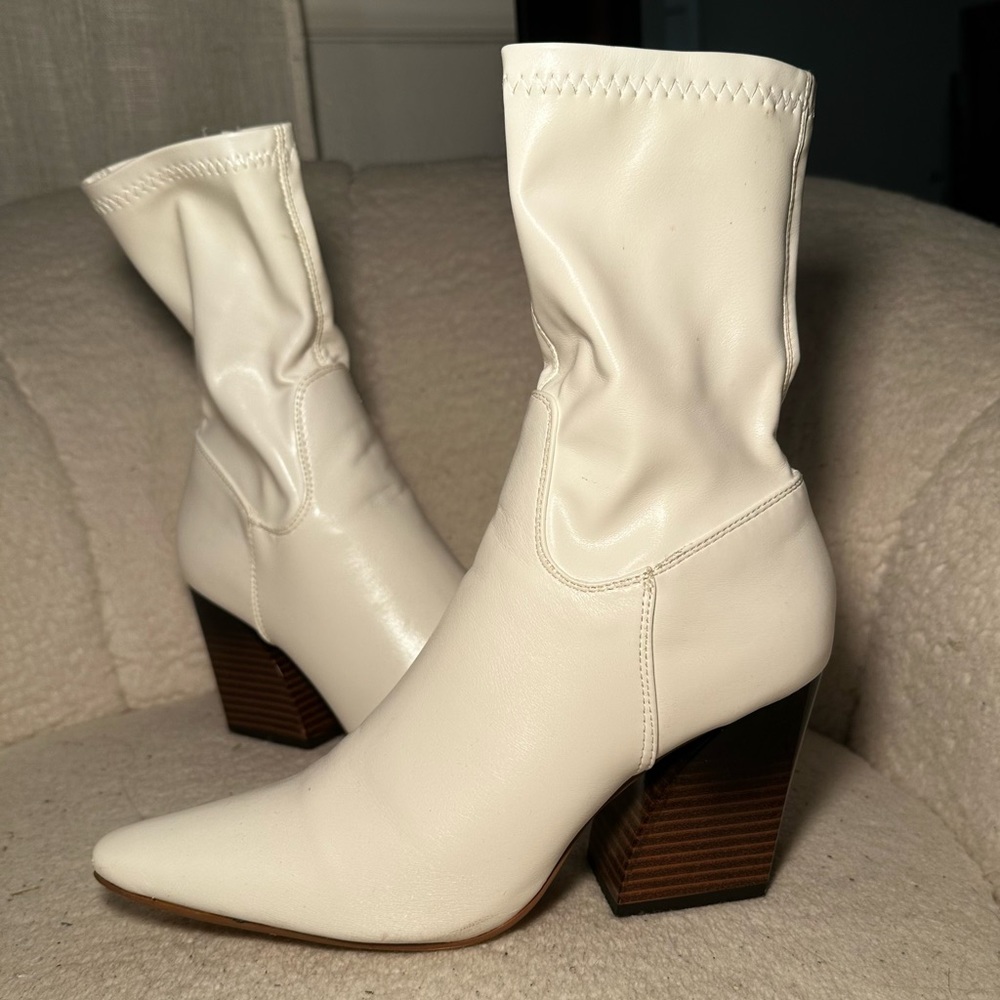 White Patent Cowboy boots